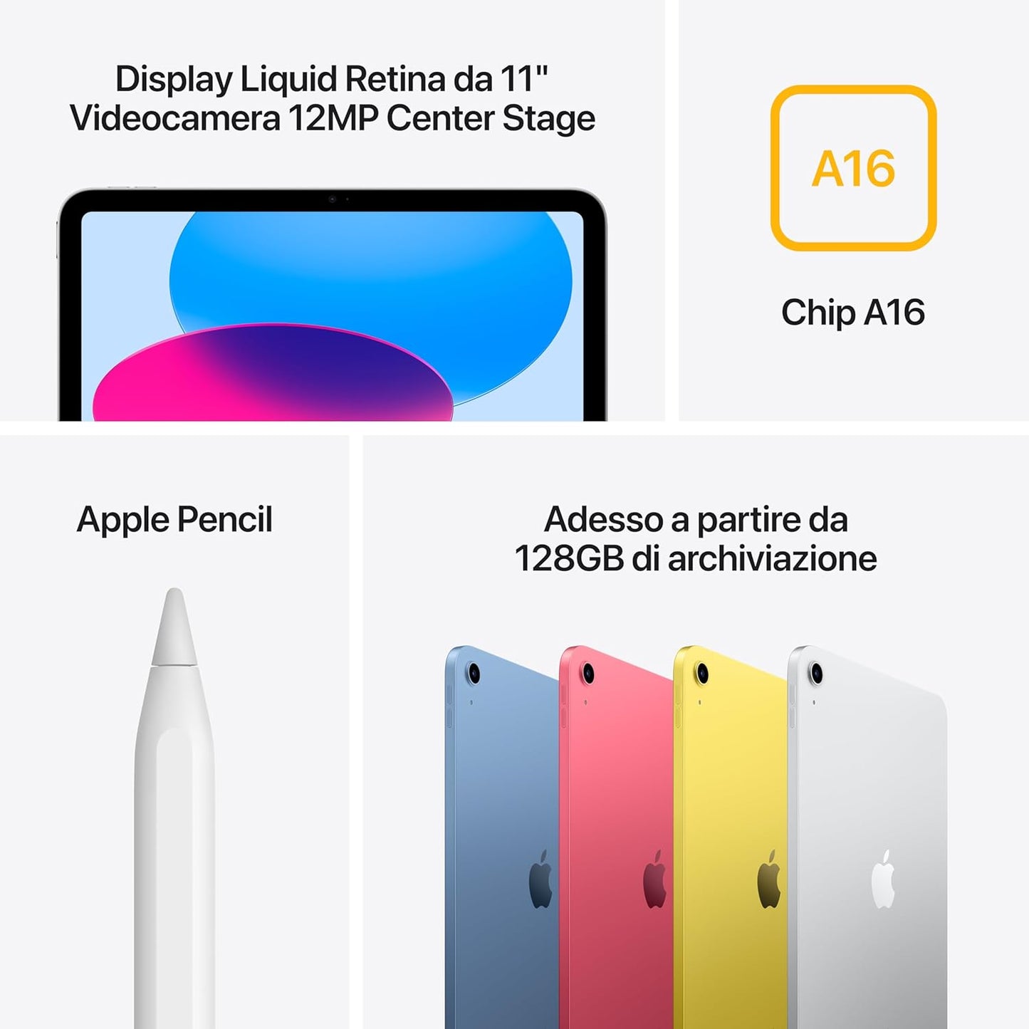 apple™ ipad con chip A16